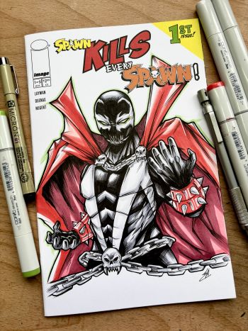 Image of Spawn Sketch Cover by Kang Jing (KJ)