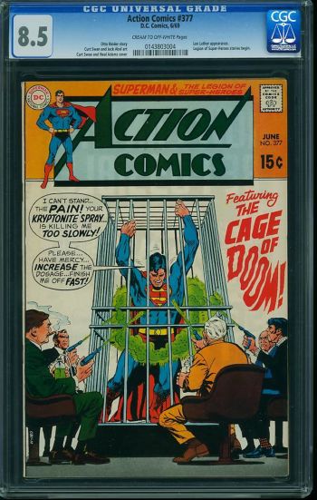 Image of Action Comics #377 CGC 8.5