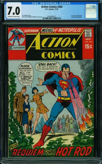 Image of Action Comics #394 CGC 7.0