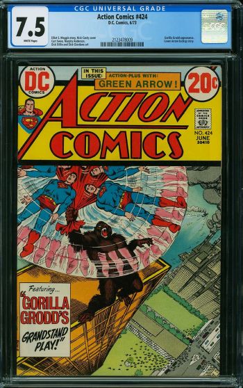 Image of Action Comics #424 CGC 7.5