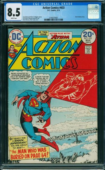 Image of Action Comics #433 CGC 8.5