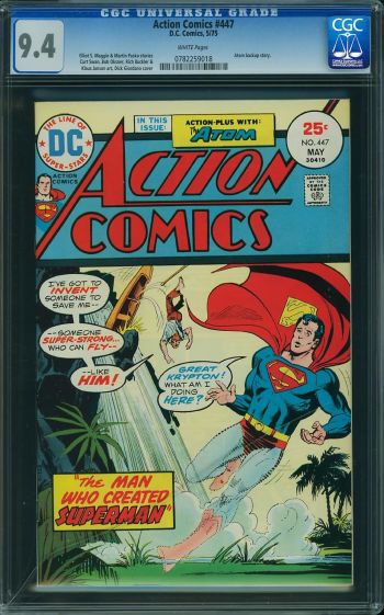 Image of Action Comics #447 CGC 9.4