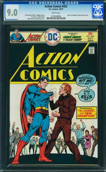 Image of Action Comics #452 CGC 9.0
