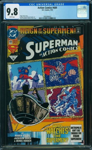 Image of Action Comics #689 CGC 9.8