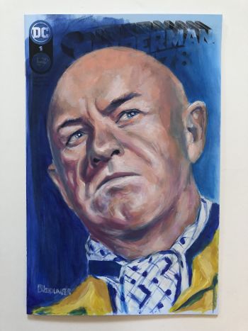 Image of Gene Hackman Lex Luthor Sketch Cover