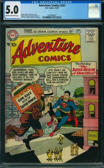 Image of Adventure Comics #241 CGC 5.0