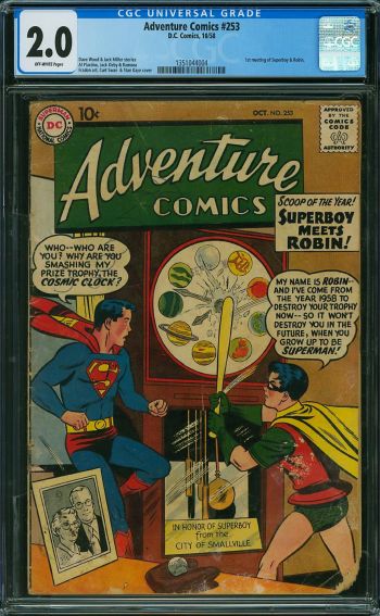 Image of Adventure Comics #253 CGC 2.0