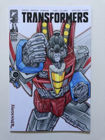 Image of Transformers Starscream Sketch Cover