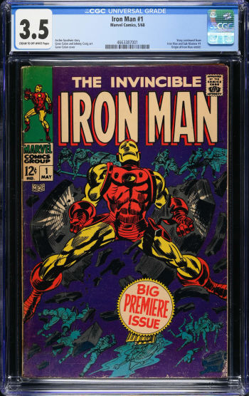 Image of Iron Man #1 CGC 3.5