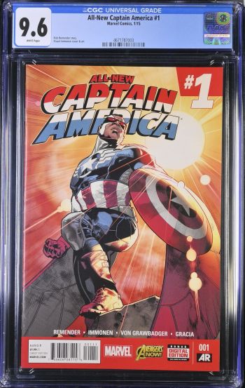 Image of All-New Captain America #1 CGC 9.6