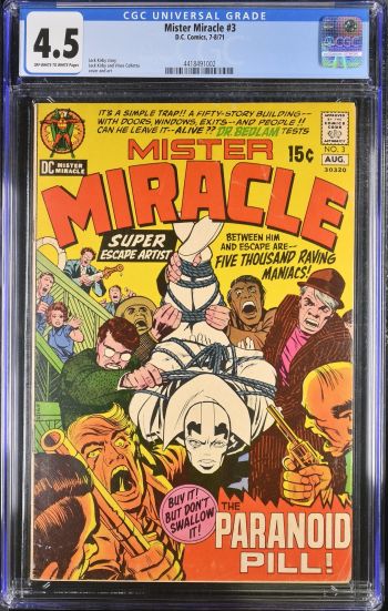 Image of Mister Miracle #3 CGC 4.5