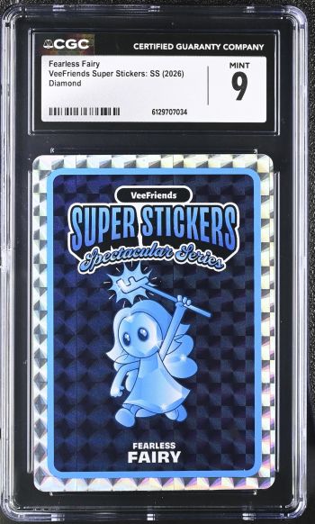 Image of Fearless Fairy | VeeFriends Super Stickers: SS | Diamond | CGC 9