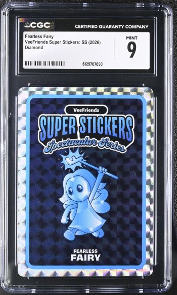 Image of Fearless Fairy | VeeFriends Super Stickers: SS | Diamond | CGC 9