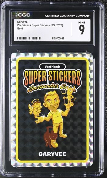 Image of GaryVee | VeeFriends Super Stickers: SS | Gold | CGC 9