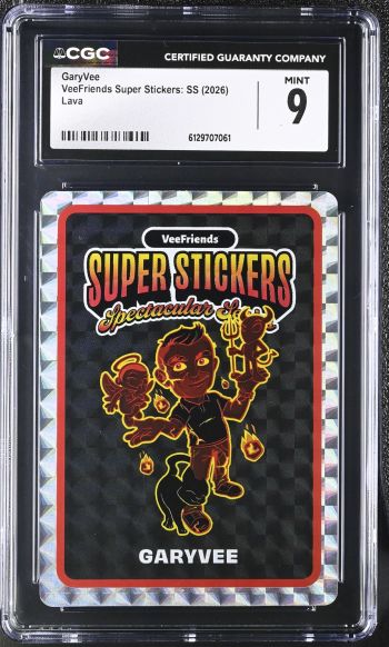 Image of GaryVee | VeeFriends Super Stickers: SS | Lava | CGC 9