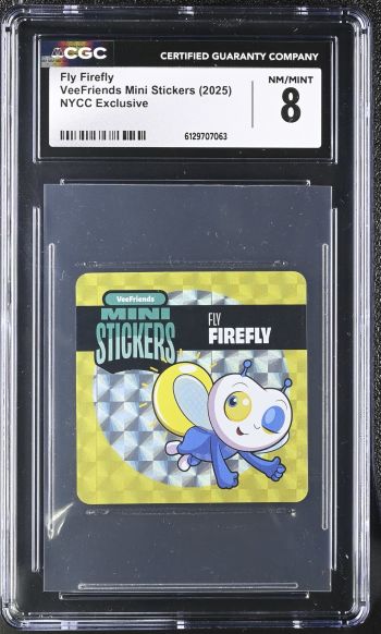 Image of Fly Firefly | VeeFriends Mini Stickers | NYCC Exclusive | CGC 8