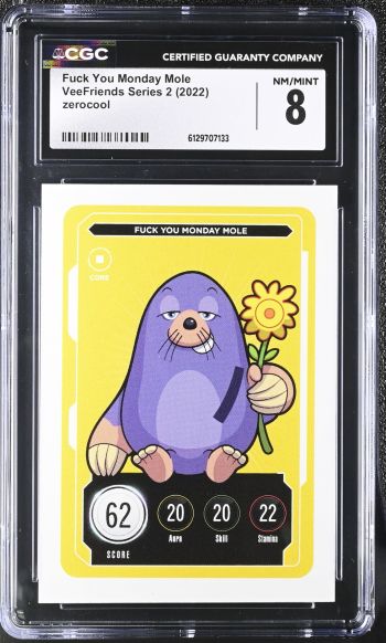 Image of Fuck You Monday Mole | VeeFriends Series 2 | CGC 8