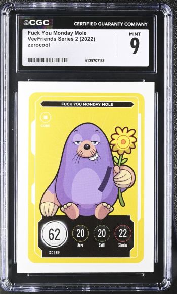 Image of Fuck You Monday Mole | VeeFriends Series 2 | CGC 9
