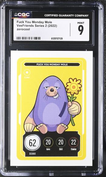 Image of Fuck You Monday Mole | VeeFriends Series 2 | CGC 9