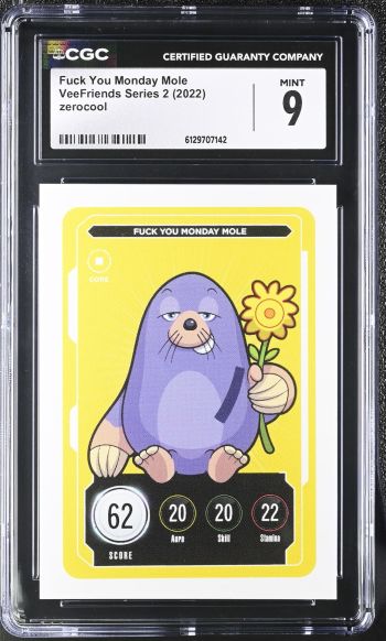 Image of Fuck You Monday Mole | VeeFriends Series 2 | CGC 9