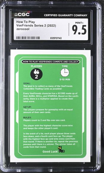 Image of How To Play | VeeFriends Series 2 | CGC MINT+ 9.5
