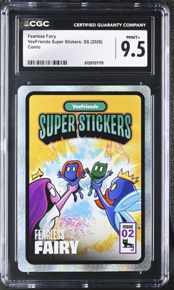 Image of Fearless Fairy | VeeFriends Super Stickers: SS | Comic | CGC MINT+ 9.5