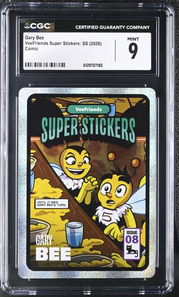 Image of Gary Bee | VeeFriends Super Stickers: SS | Comic | CGC 9