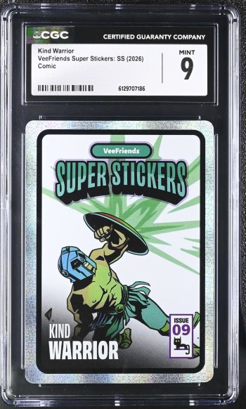 Image of Kind Warrior | VeeFriends Super Stickers: SS | Comic | CGC 9