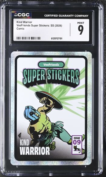 Image of Kind Warrior | VeeFriends Super Stickers: SS | Comic | CGC 9