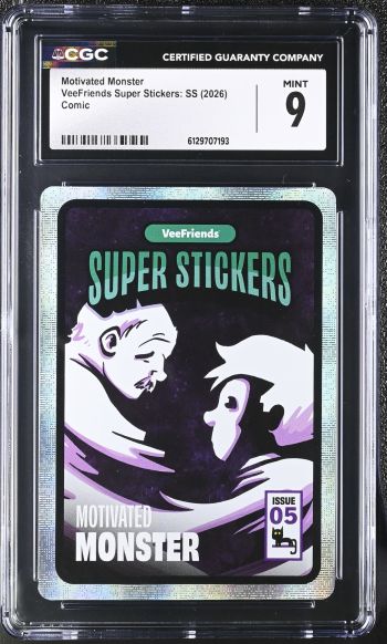 Image of Motivated Monster | VeeFriends Super Stickers: SS | Comic | CGC 9