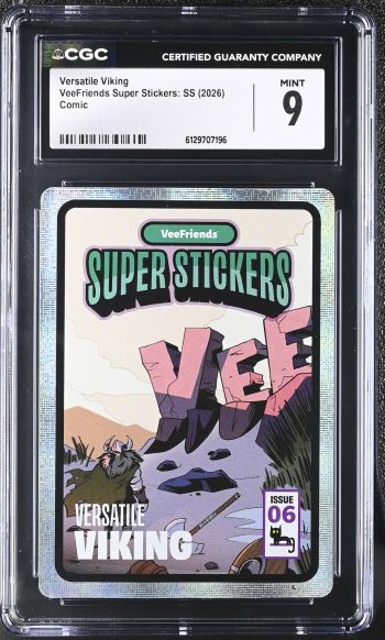 Image of Versatile Viking | VeeFriends Super Stickers: SS | Comic | CGC 9