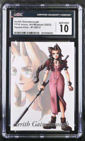 Image of Aerith Gainsborough #1-002-2 FFVII Anniv. Art Museum CGC 10