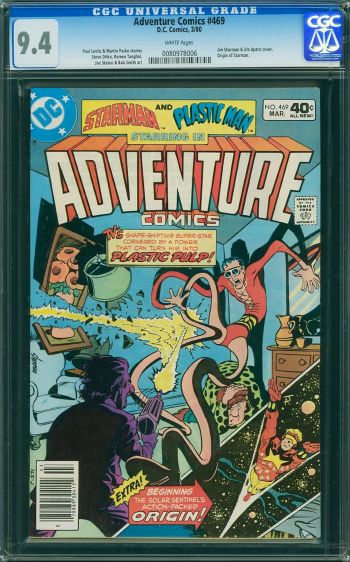 Image of Adventure Comics #469 CGC 9.4