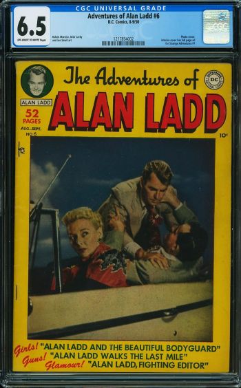 Image of Adventures of Alan Ladd #6 CGC 6.5