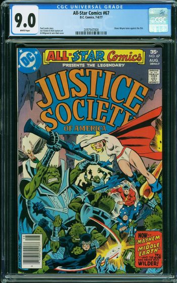 Image of All-Star Comics #67 CGC 9.0
