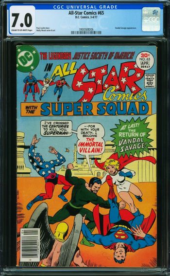 Image of All-Star Comics #65 CGC 7.0