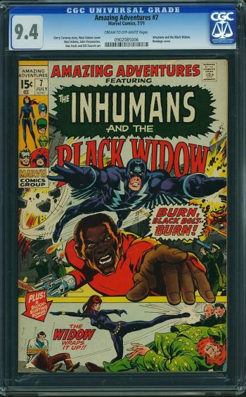 Image of Amazing Adventures #7  CGC 9.4