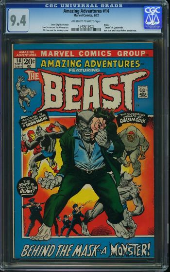 Image of Amazing Adventures #14 CGC 9.4