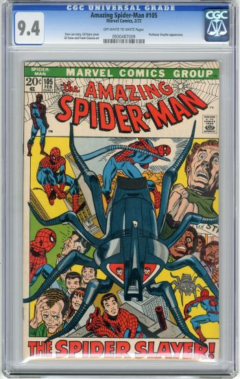 Image of Amazing Spider-Man #105 CGC 9.4