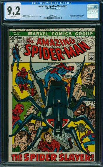 Image of Amazing Spider-Man #105 CGC 9.2