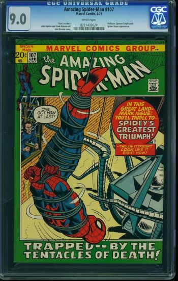 Image of Amazing Spider-Man #107 CGC 9.0
