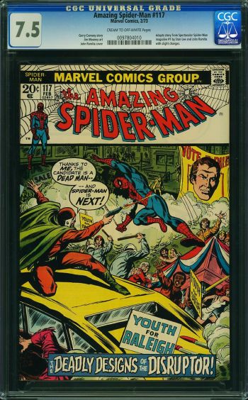 Image of Amazing Spider-Man #117 CGC 7.5