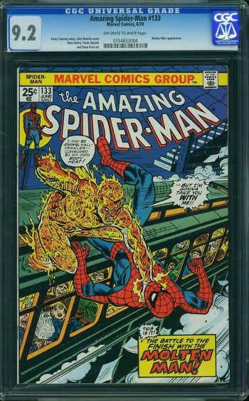 Image of Amazing Spider-Man #133 CGC 9.2