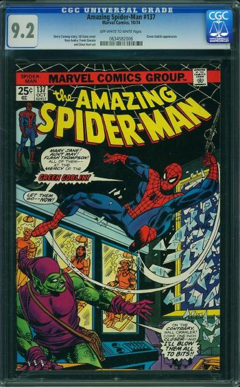 Image of Amazing Spider-Man #137 CGC 9.2