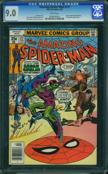Image of Amazing Spider-Man #177 CGC 9.0