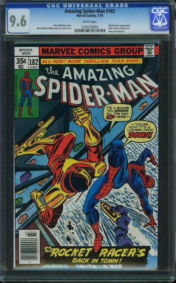 Image of Amazing Spider-Man #182 CGC 9.6