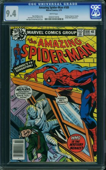 Image of Amazing Spider-Man #189 CGC 9.4