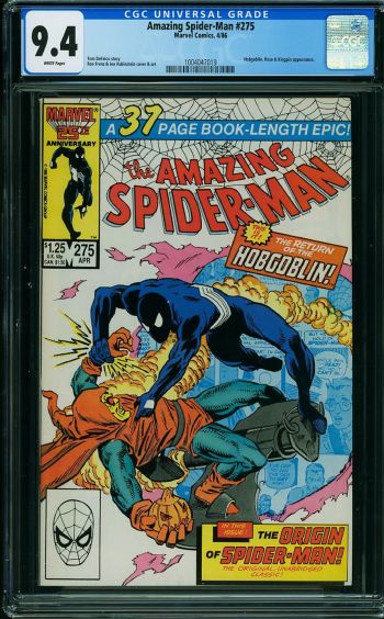 Image of Amazing Spider-Man #275 CGC 9.4