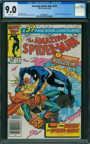Image of Amazing Spider-Man #275 CGC 9.0