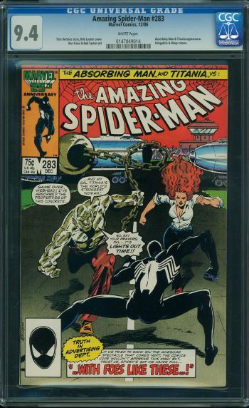 Image of Amazing Spider-Man #283 CGC 9.4
